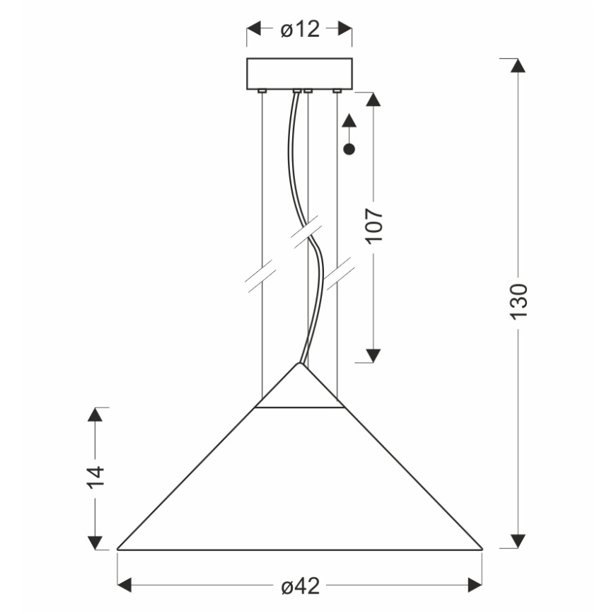 Lampada a sospensione su cavo PRESTO 1xGX53/10W/230V Ø 42 cm oro/grigio fumé