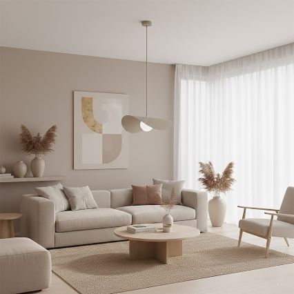 Lampada a sospensione su cavo RITUAL 1xG9/8W/230V beige