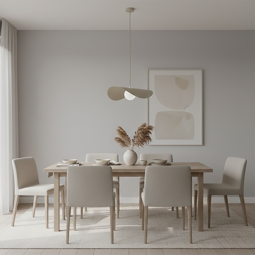 Lampada a sospensione su cavo RITUAL 1xG9/8W/230V beige