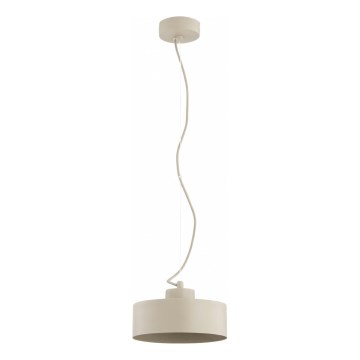 Lampada a sospensione su cavo SELIA 1xE27/15W/230V beige