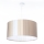 Lampada a sospensione su cavo STRIPES 1xE27/60W/230V Ø 40 cm beige