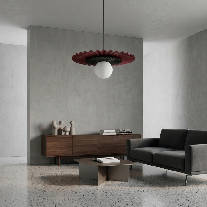 Lampada a sospensione su cavo UMBRA 1xG9/8W/230V nero/rosso