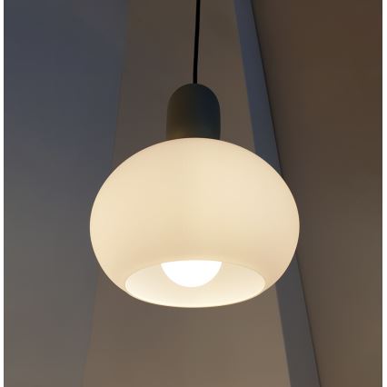 Lampada a sospensione su cavo VALISIA 1xE27/40W/230V nero/oliva