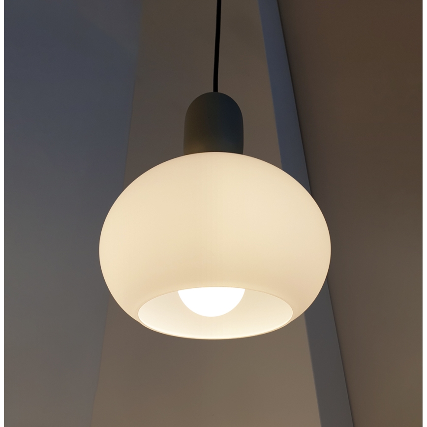 Lampada a sospensione su cavo VALISIA 1xE27/40W/230V nero/oliva