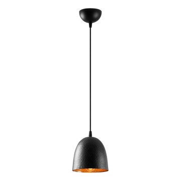 Lampada a sospensione TATTOO 1xE27/40W/230V Ø 16 cm nera