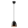 Lampada a sospensione TATTOO 1xE27/40W/230V Ø 16 cm nera