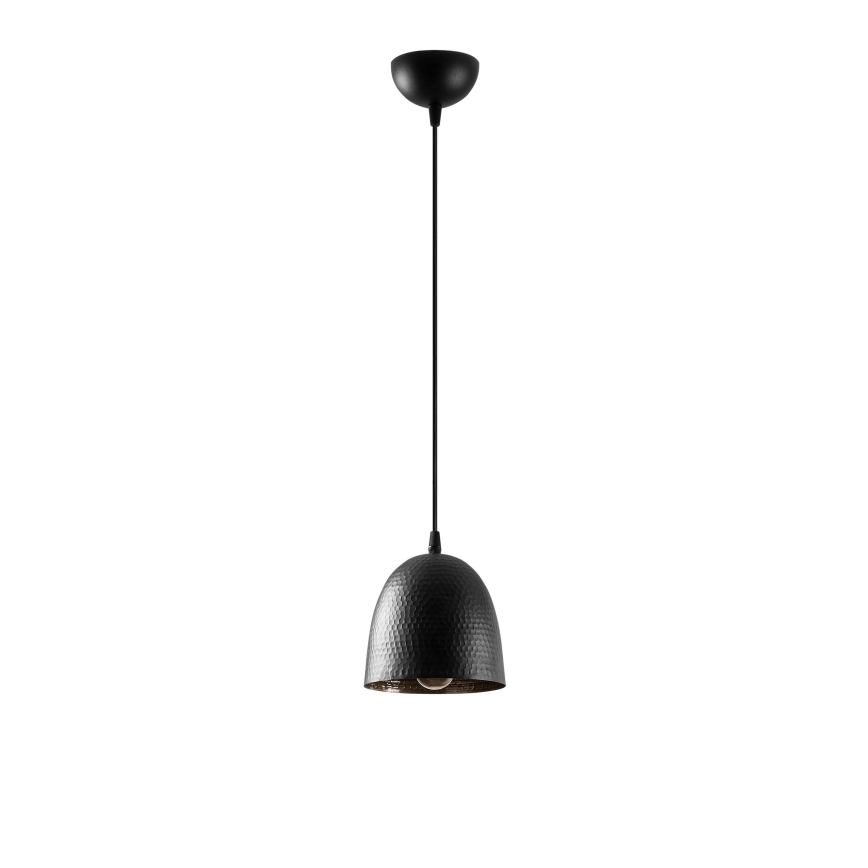 Lampada a sospensione TATTOO 1xE27/40W/230V Ø 16 cm nera