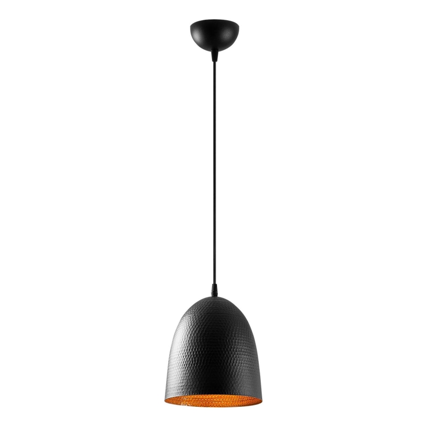 Lampada a sospensione TATTOO 1xE27/40W/230V Ø 20 cm nera
