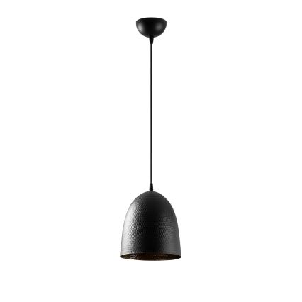 Lampada a sospensione TATTOO 1xE27/40W/230V Ø 20 cm nera