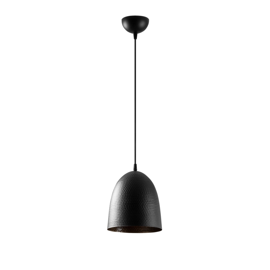 Lampada a sospensione TATTOO 1xE27/40W/230V Ø 20 cm nera
