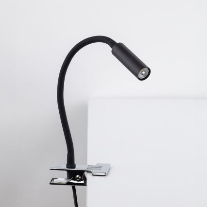Lampada con morsetto LAGOS 1xG9/3W/230V 4000K nero