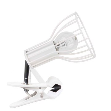 Lampada con morsetto MEGAN 1xE14/40W/230V - certificato FSC