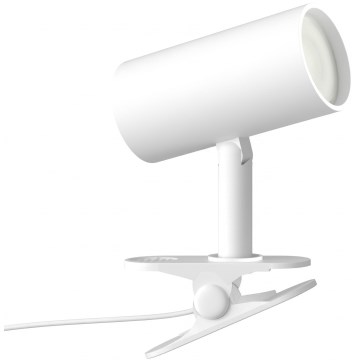 Lampada con morsetto PUNTO 1xGU10/9W/230V bianca