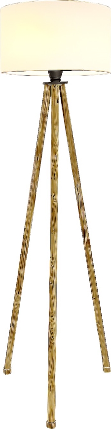 Lampada con piedistallo 1xE27/40W/230V beige/bianco