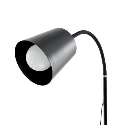 Lampada con piedistallo 1xE27/40W/230V nero