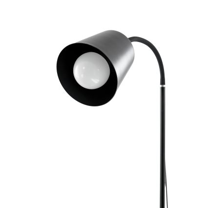 Lampada con piedistallo 1xE27/40W/230V nero