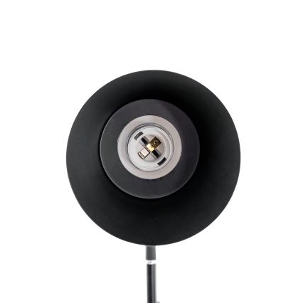Lampada con piedistallo 1xE27/40W/230V nero