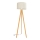 Lampada con piedistallo ALBA 1xE27/15W/230V color crema/quercia