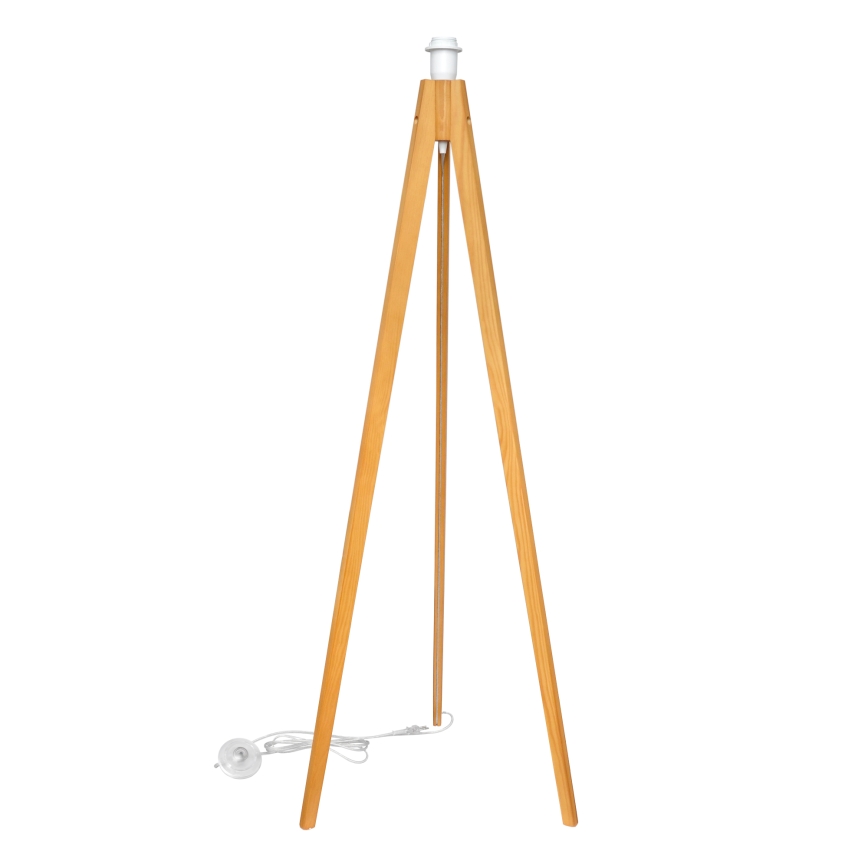 Lampada con piedistallo ALBA 1xE27/15W/230V color crema/quercia