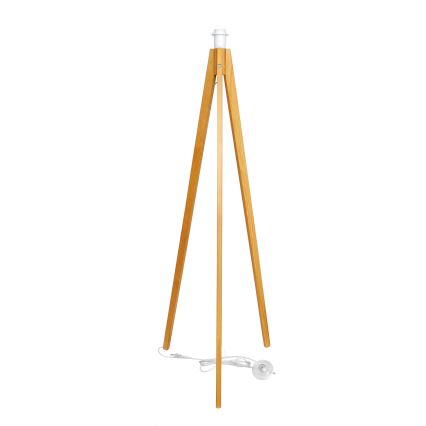Lampada con piedistallo ALBA 1xE27/15W/230V color crema/quercia