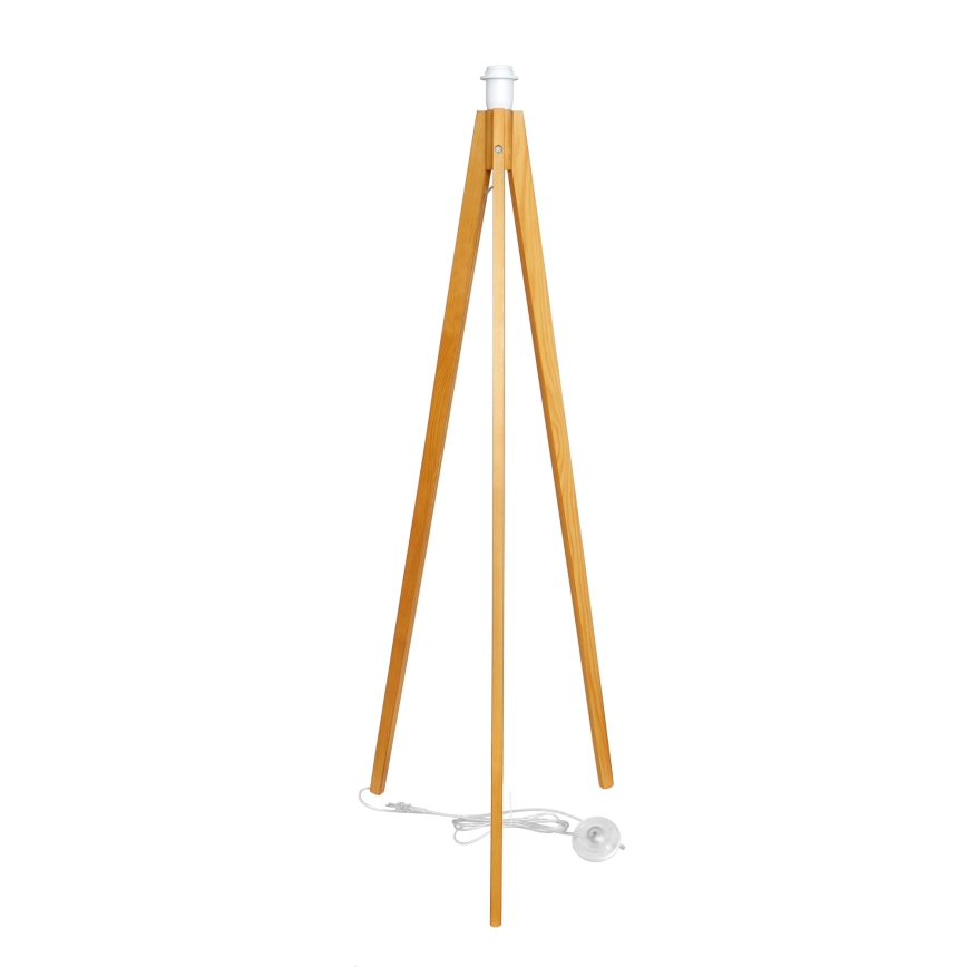 Lampada con piedistallo ALBA 1xE27/15W/230V color crema/quercia