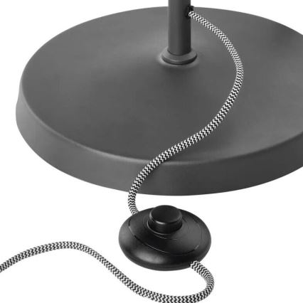 Lampada con piedistallo ARTHUR 1xE27/25W/230V grigio