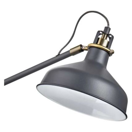 Lampada con piedistallo ARTHUR 1xE27/25W/230V grigio