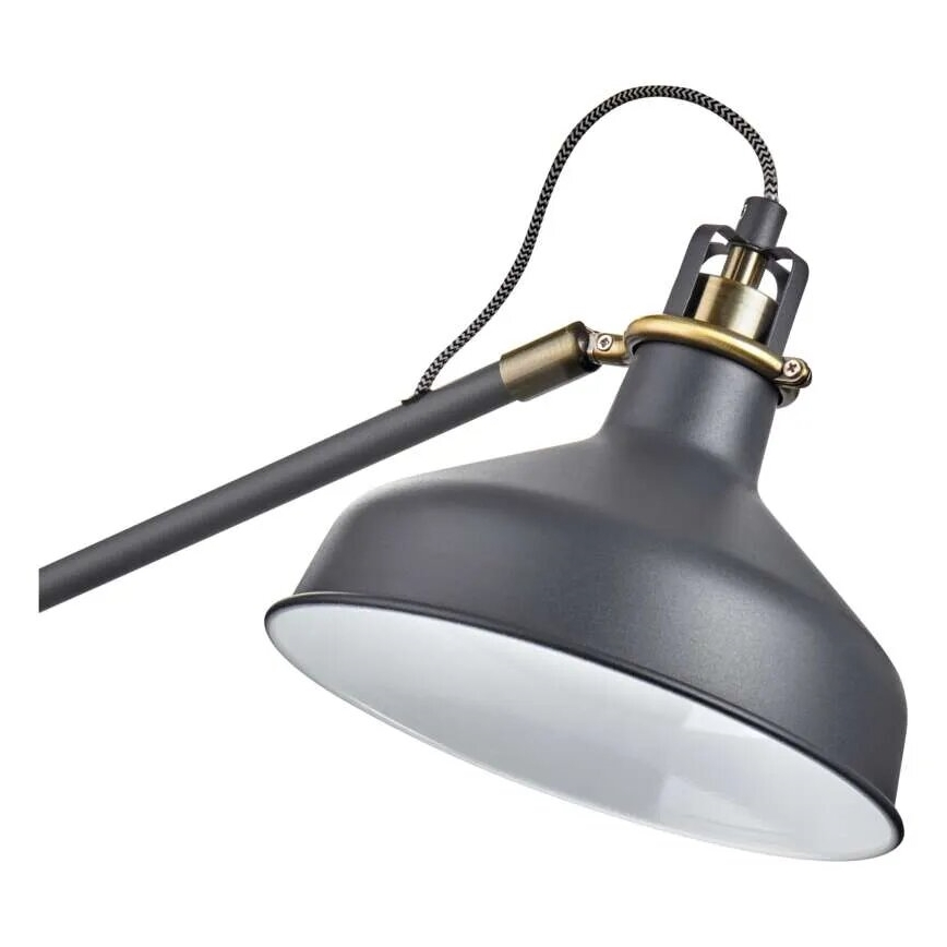 Lampada con piedistallo ARTHUR 1xE27/25W/230V grigio