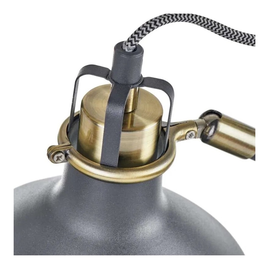 Lampada con piedistallo ARTHUR 1xE27/25W/230V grigio