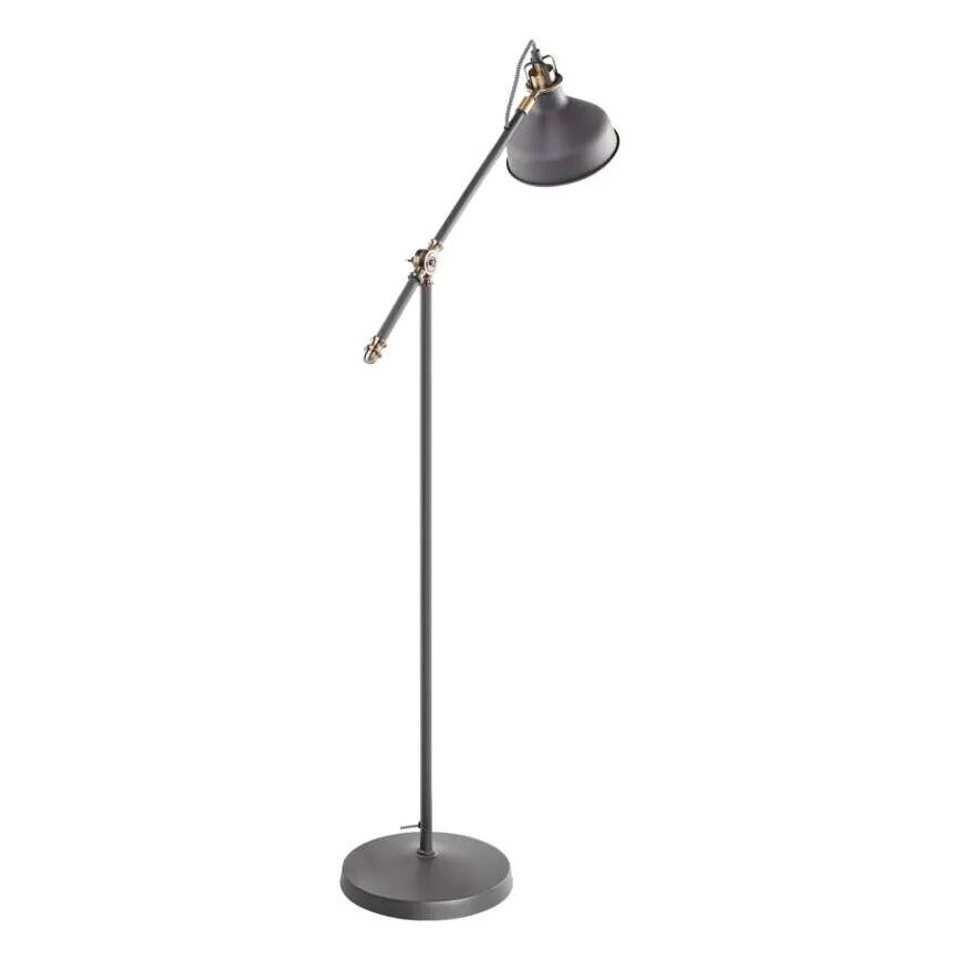 Lampada con piedistallo ARTHUR 1xE27/25W/230V grigio