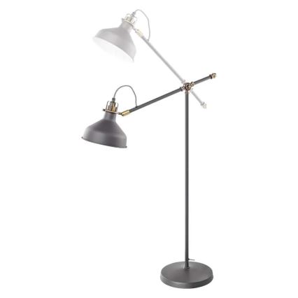 Lampada con piedistallo ARTHUR 1xE27/25W/230V grigio