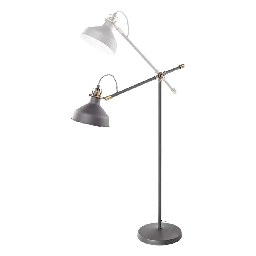 Lampada con piedistallo ARTHUR 1xE27/25W/230V grigio