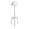 Lampada con piedistallo con tavolo 1xE27/40W/230V nero/color crema