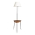 Lampada con piedistallo con tavolo 1xE27/40W/230V nero/marrone