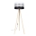 Lampada con piedistallo CORAL 1xE27/60W/230V beige/nero/bianco/cromo opaco