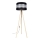 Lampada con piedistallo CORAL 1xE27/60W/230V beige/nero/cromo opaco