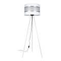 Lampada con piedistallo CORAL 1xE27/60W/230V bianco/cromo opaco