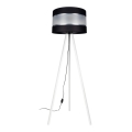 Lampada con piedistallo CORAL 1xE27/60W/230V bianco/nero/cromo opaco
