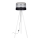 Lampada con piedistallo CORAL 1xE27/60W/230V bianco/nero/grigio/cromo opaco