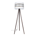 Lampada con piedistallo CORAL 1xE27/60W/230V marrone/bianco/oro