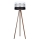 Lampada con piedistallo CORAL 1xE27/60W/230V marrone/nero/bianco/cromo opaco