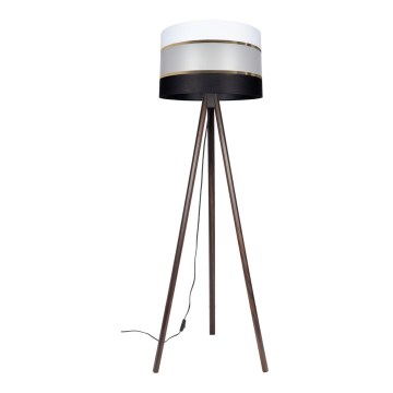 Lampada con piedistallo CORAL 1xE27/60W/230V marrone/nero/bianco/oro