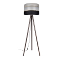 Lampada con piedistallo CORAL 1xE27/60W/230V marrone/nero/grigio/oro