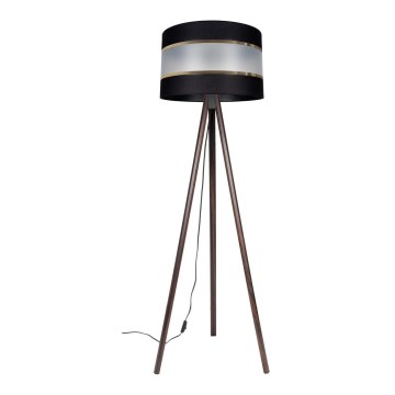 Lampada con piedistallo CORAL 1xE27/60W/230V marrone/nero/oro