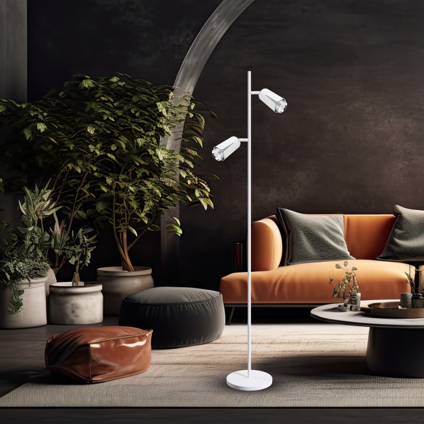 Lampada con piedistallo FIORE 2xGU10/8W/230V bianco