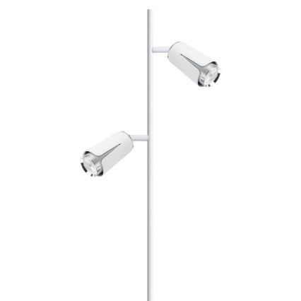 Lampada con piedistallo FIORE 2xGU10/8W/230V bianco