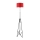 Lampada con piedistallo FLOAT 1xE27/60W/230V rosso