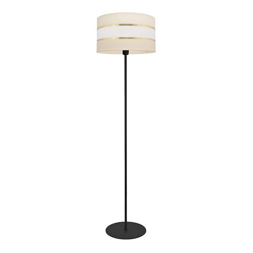 Lampada con piedistallo HELEN 1xE27/15W/230V color crema/nero/oro