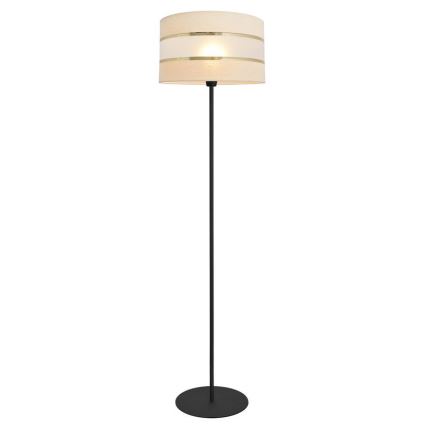 Lampada con piedistallo HELEN 1xE27/15W/230V color crema/nero/oro
