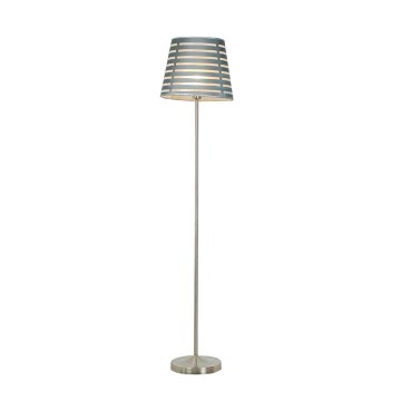 Lampada con piedistallo SEGIN 1xE27/60W/230V grigio/cromo lucido